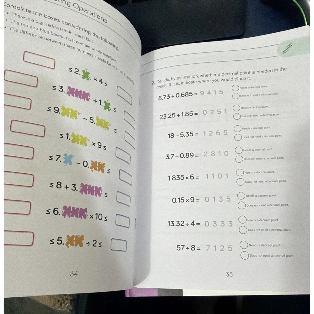 Innovamat Thinking Math! Number Talks‎ Student Logbook Stretches 5-6, Grade 5